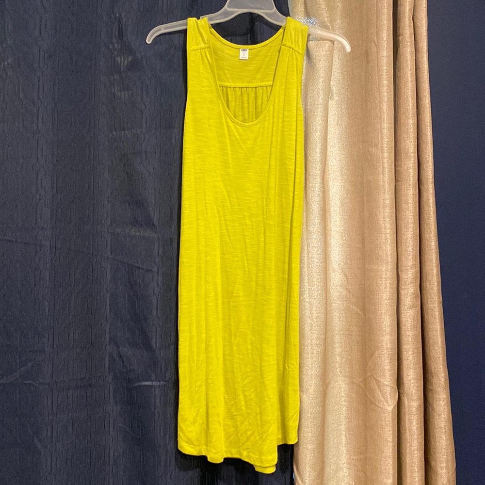 Lime green dress